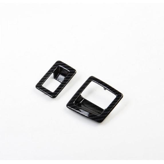 Carbon Fiber Look Door Window Lift Switch Frame Cover molding Trims Accessories for 2014 2015 2016 2017 2018 Chevrolet Corvette C7