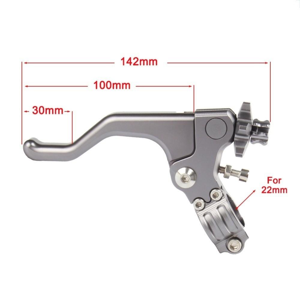 22mm Short Clutch Lever Universal Fit CNC Clutch Lever Ergonomic Stunt Clutch Lever Motorcycles