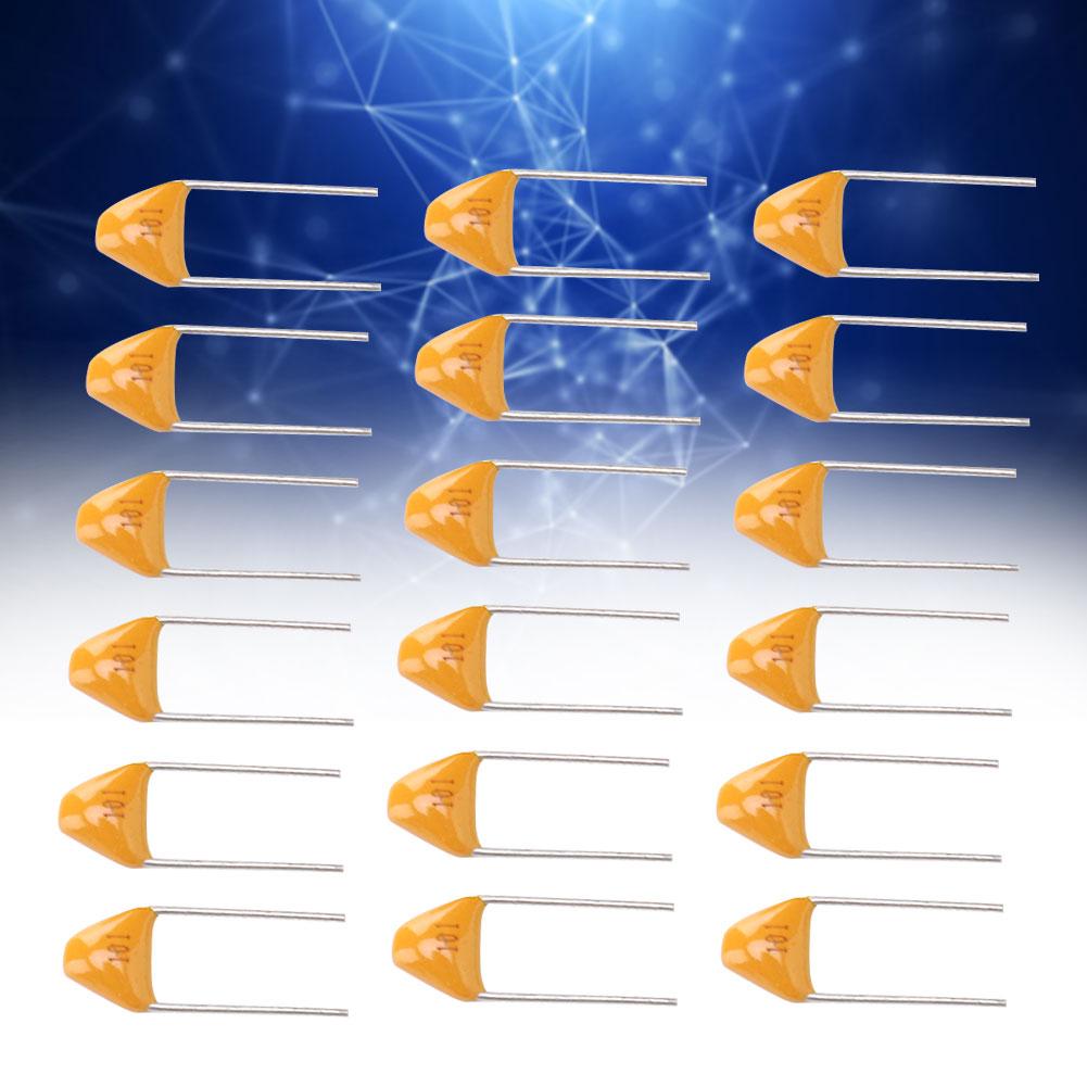 1000Pcs Monolithic Capacitor InLine Ceramic 100PF 5.08mm Lead Pitch DC50V 10% Deviation