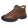 Men's cotton shoes men's cotton shoes piled thickened waterproof casual men's shoes men's high-top leather shoes outdoor sports snow boots