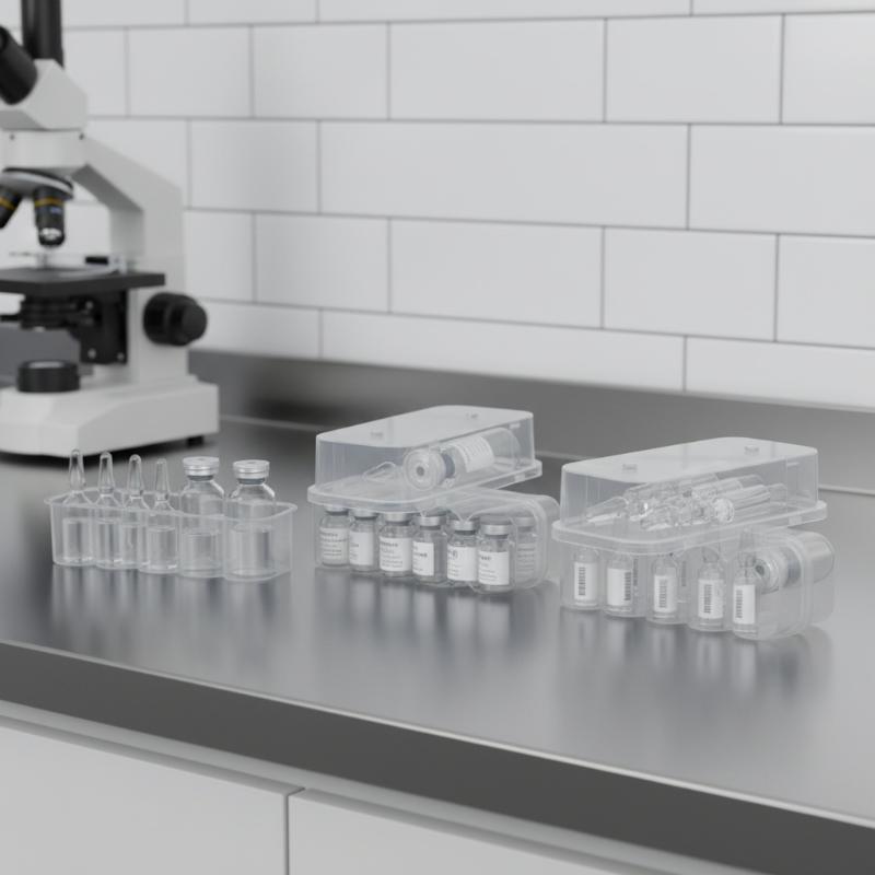 Multipack Plastic Microtube Storage Solution 3ML; 2/4/6/24Slot Vial Holder; Clear Freezer Storage for Organizing Tubes