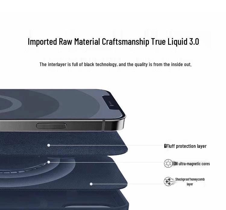 Unisex Liquid Silicone Magnetic Phone Case for iPhone 15/15 Pro Max, Drop-Proof