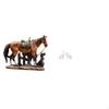 Majestic Animal Figurine Collection for Home Office Decor Featuring Horse And Elephant Sculptures