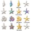 2PCs Stainless Steel Pendants Multicolor Conch/ Sea Snail Shell Charms DIY Necklace Bracelet Women Summer Party Jewelry Findings