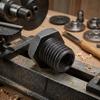 Holzdrehbankfutter-Adapter M18X2,5 auf 8TPI für effiziente Spindelmontage an CNC- und manuellen Holz- und Metall-Drehbänken