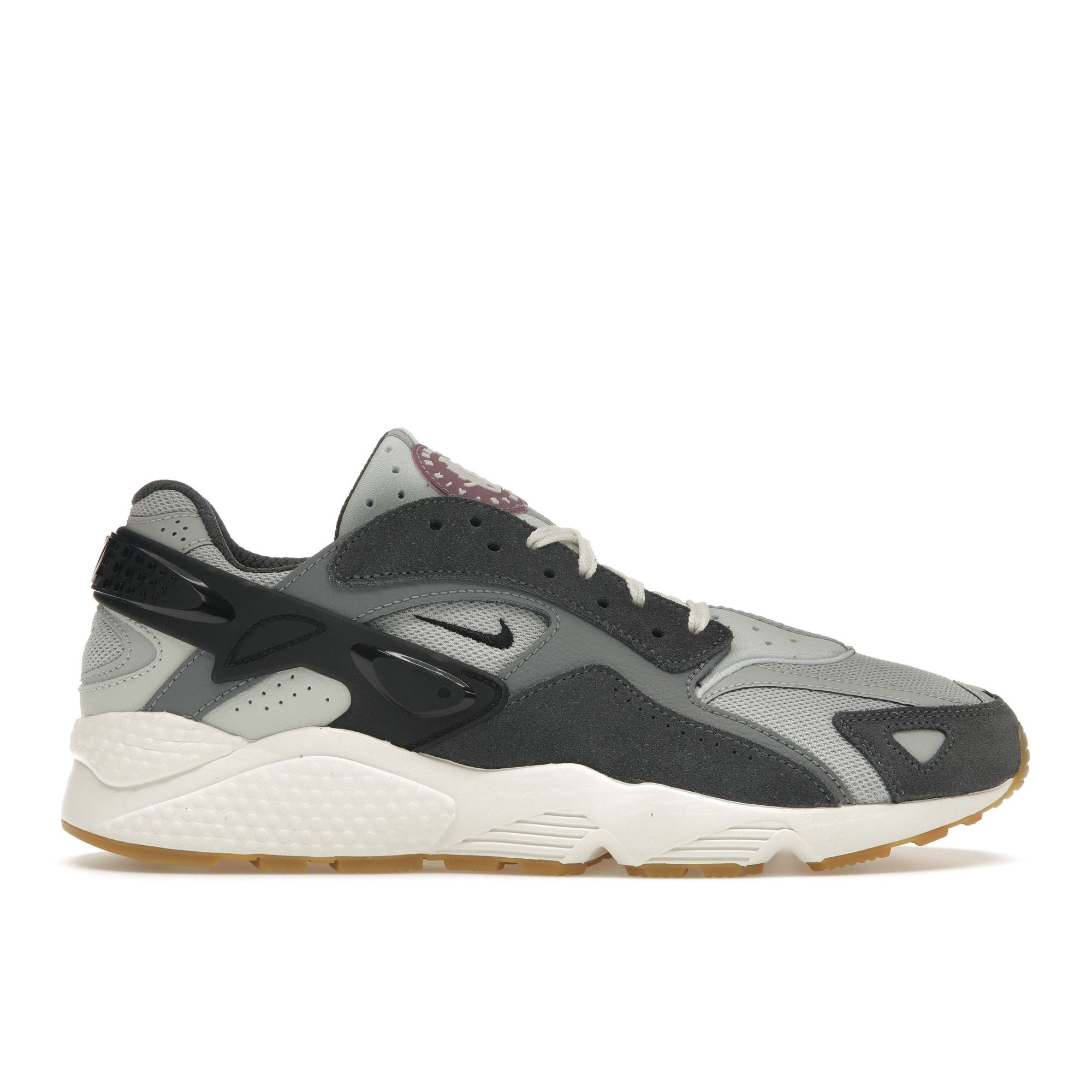 Nike Air Huarache Runner Men Light Smoke Grey Black Metallic Silver FJ0709-001 EU 39