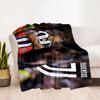 Juventus Star Action Blanket Soft Warm Cozy Perfect for Picnics Bedding Sofa All-Season Use Playful Design Birthday Christmas Gift Blanket