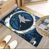 Timberwolves Logo  Carpet, Kitchen Rugs, Yoga Mat, Non-Slip Mats, Rug for Bathroom, Living Room bedroom, Camping Rugs Christmas Gift