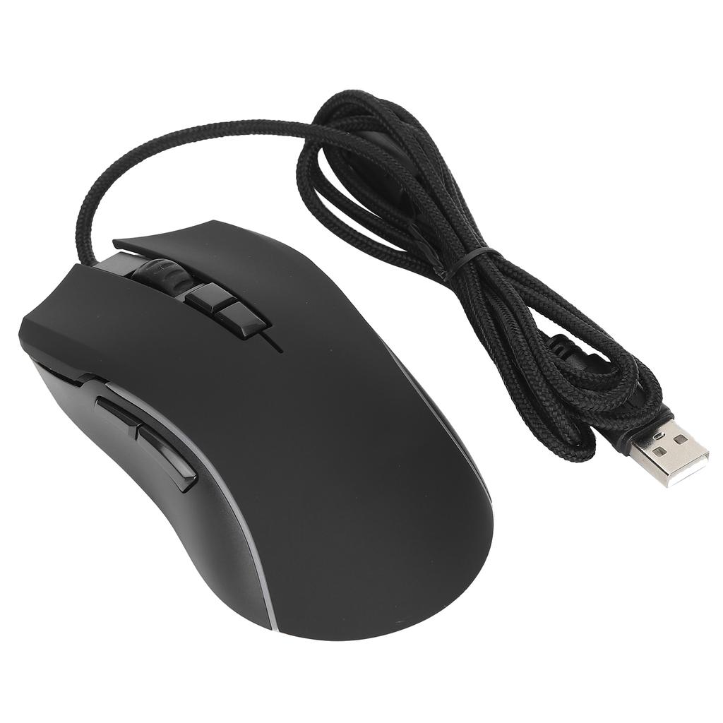 Gaming Mouse Adjustable 7200DPI Ergonomic RGB Lighting Wired Mouse for Gamer Desktop Laptop