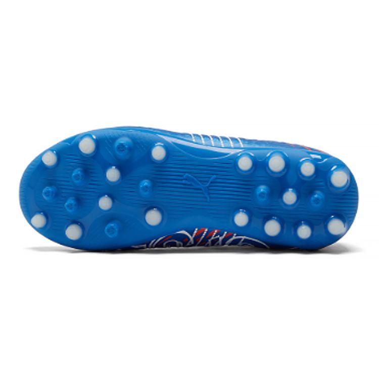 Puma Future Z 4.2 Mg Short Stud Artificial Turf Round Toe Lace-Up Match Training Fit Low Top Kids Soccer Shoes Kids Soccer Shoes Blue 106507-01