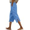 Women's Fashion Casual Pants Solid Color Straight Pants Elastic Waist Pants With Pockets
