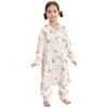 Bamboo Cotton Sleeping Bag Toddlers 1-3 Years Lightweight Anti-Bacterial Footed Sleep Sack