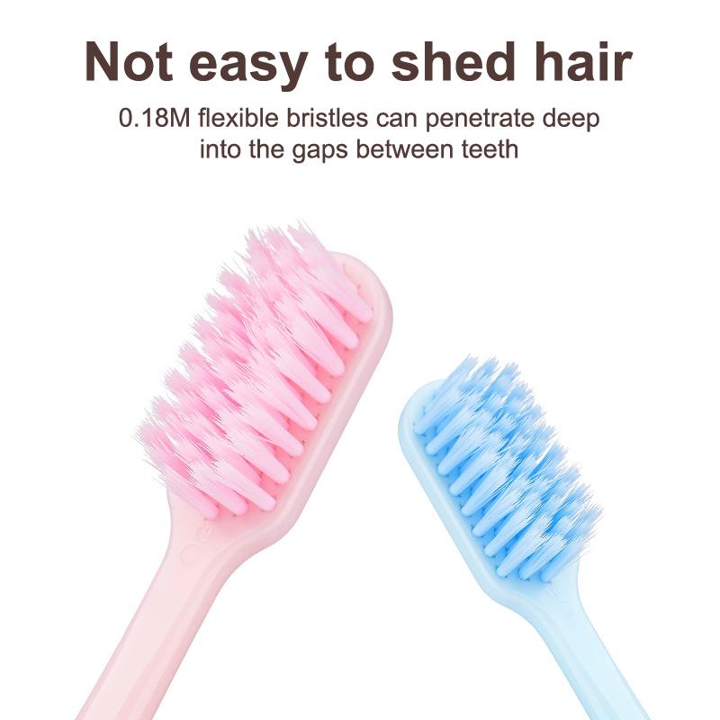 3 Pièces Brosse à Dents de Voyage Pliable Portable Petite Brosse Dentaire Adulte Brosse à Dents Souple Couleurs Bonbon Nettoyage Dents