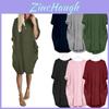 Elegant Women Stretch Loose Baggy Jumper Tops With Pockets For Perfect Party Look