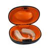 Portable Hearing Aid Hard Case Waterproof Hearing Aid Protective Storage Box Black For Outdoor Travel Hearing Aid Carrying Case