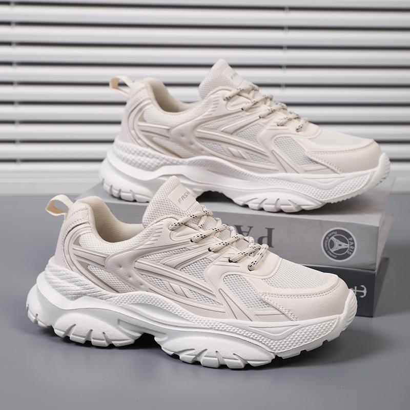 Women's Sports Shoes Breathable Women's Sports Shoes, Thick-Sole Height-Increasing Women's Sports Shoes