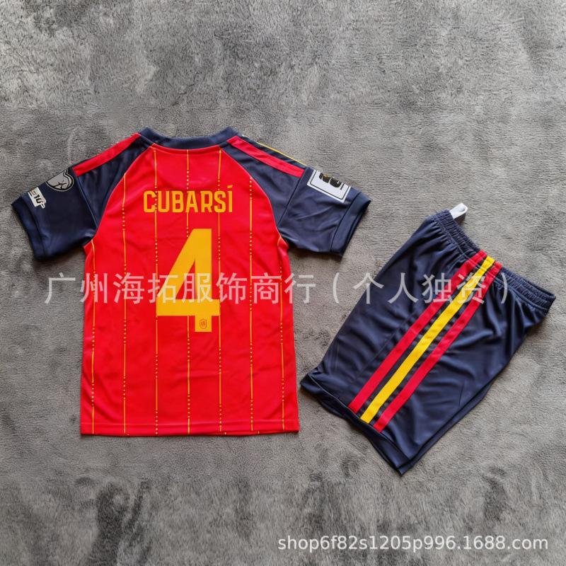 2026 World Cup Spain jersey Yamal Garvey Pedri children s adult set short-sleeved jersey wholesale 16
