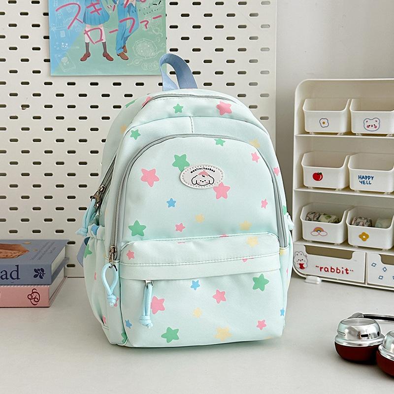 School Bag New High-value College Style Fresh and Sweet Cute Star Backpack Junior High School Students Lightweight Large-capacity Backpack