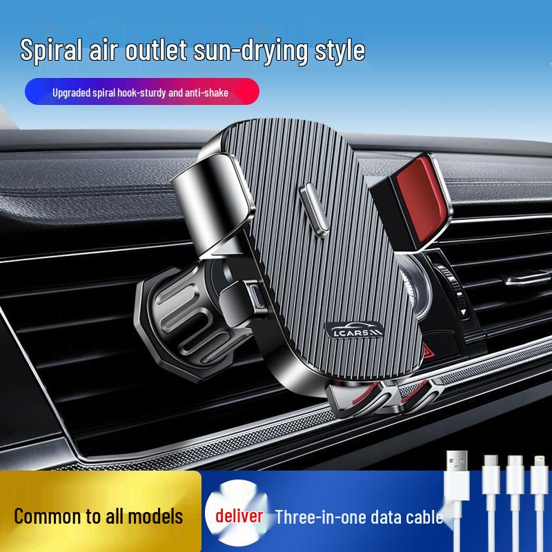 2026 Universal Car Air Vent Phone Mount, Extended Version with Hook for Navigation Support