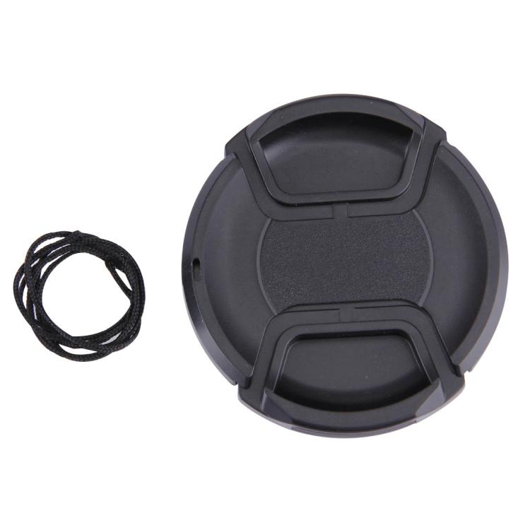 67mm Center Pinch Camera Lens Cap(Black) чёрный