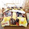 Cool Cutie Pie Bedding Set Includes Duvet Cover 2 Pillowcases Sweet Romantic Thai BL Series Character Bedroom Decor For Drama Lo