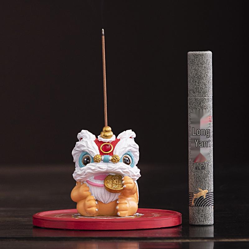 Creative Lion Incense Holder - Personalized High-End Business Gift & Event Souvenir