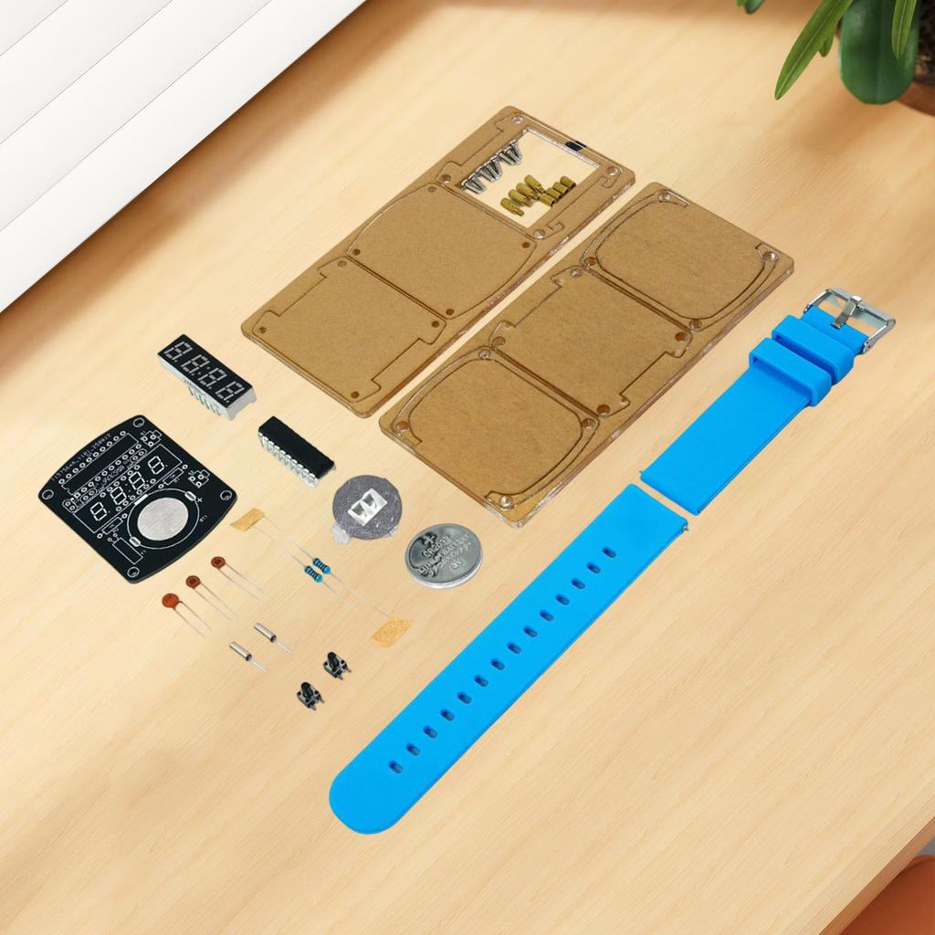 DIY Electronic Watch Kit Gift Electronic Learning Kit for School Educational