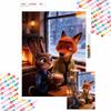 Themed Zootopia Diamond Painting Kit Handmade diy5D Home Decor Gift