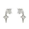 Clips Premium de Ureche din Cupru cu Formă de Aripă și Stea Formă Trendy pentru Clipsuri de Ureche Freeclip 1/2 Cataramă Decorațiuni Charm Clip-On