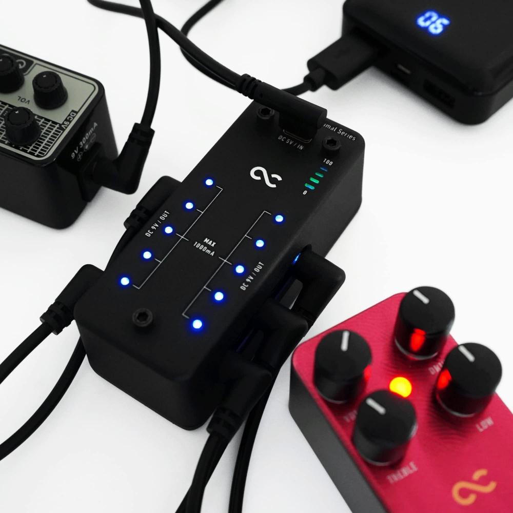 One Control Minimal Series DC Porter MKII Napájecí zdroj Mobilní napájecí zdroj Mini pedál