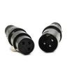 10Pairs Microphone Audio Connectors XLR 3 Pin Male/Female for DMX Applications