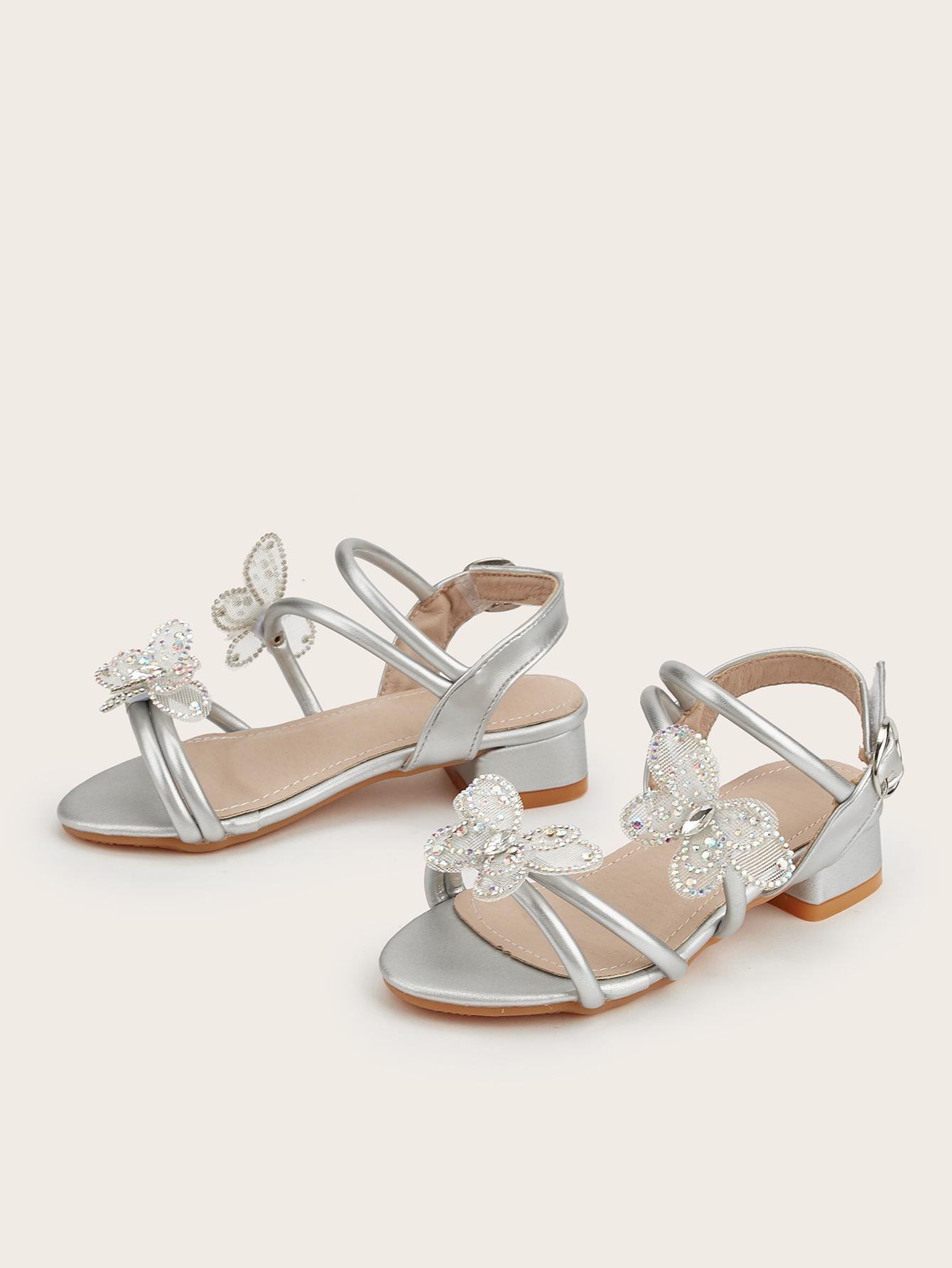 Girls  Chunky Heel Bow Sandals - Spring 2026 Collection 27