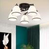 Nordic Modern Three-Head Chandelier: Stylish Creative Lighting Fixture for Bedroom or Restaurant