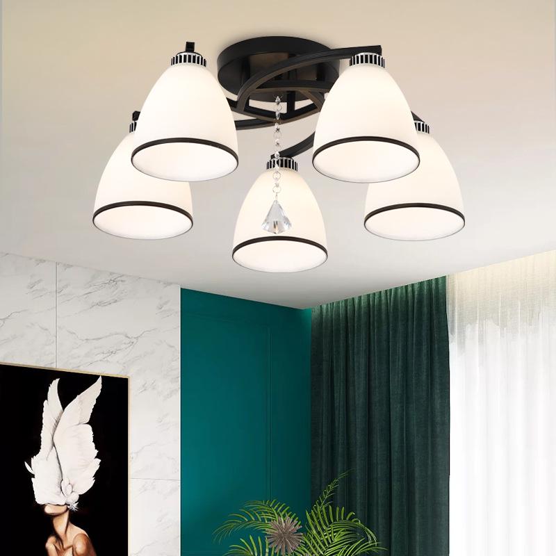 Nordic Modern Three-Head Chandelier: Stylish Creative Lighting Fixture for Bedroom or Restaurant