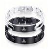 Minimalist Geometric Stainless Steel Bracelet 9mm Unisex Modern Bangle Daily Wear Gift