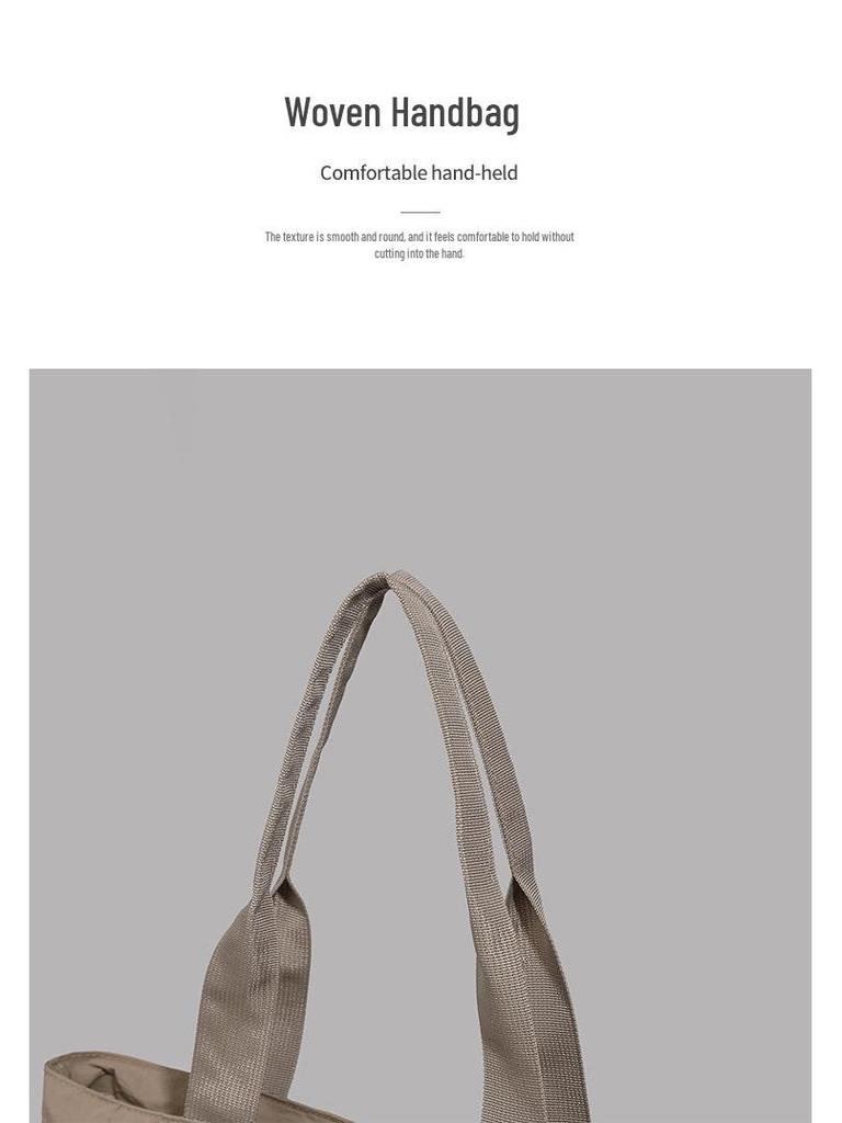 Vielseitige Tragetasche mit großer Kapazität im japanischen Stil: Mama, Sport, Yoga & Pendler Schultertasche