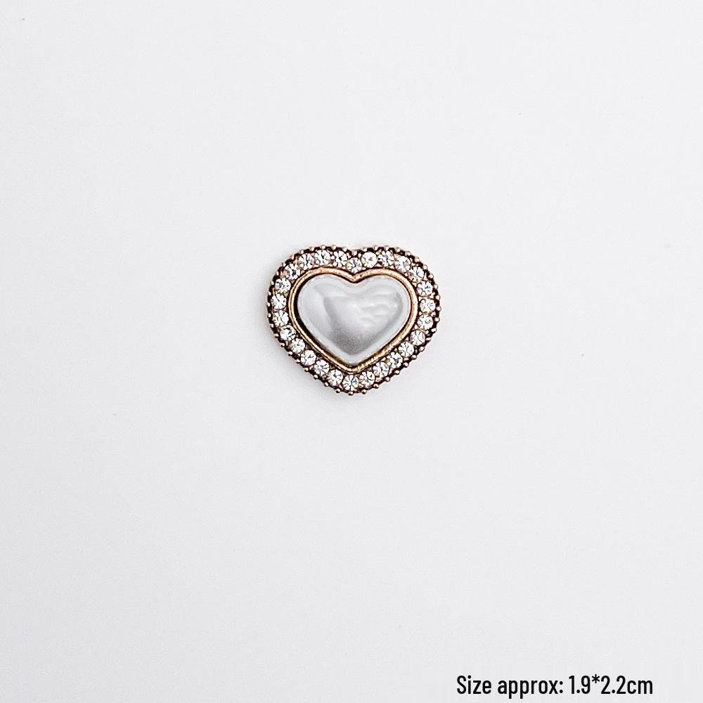 Decor Floare Sabot Aliaj Retro Stras - Catarame DIY High-End