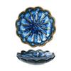Chinese Style Bone China Dipping Dish & Bamboo Tray Set