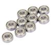 10Pcs Deep Grooves Ball Bearing Double Shield 6x17x6mm Steel Set Kit for Machine Equipment