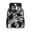 Punk Rock Music Gorillazs Backpack for Men Women Teenage High School Business Daypack Laptop Canvas Bags Gift