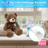 Stuffed Animal Sound Recorder 35 Seconds Button Sound Box Toys Recording Device Plush Toy Custom Messages Recorder Voice Box