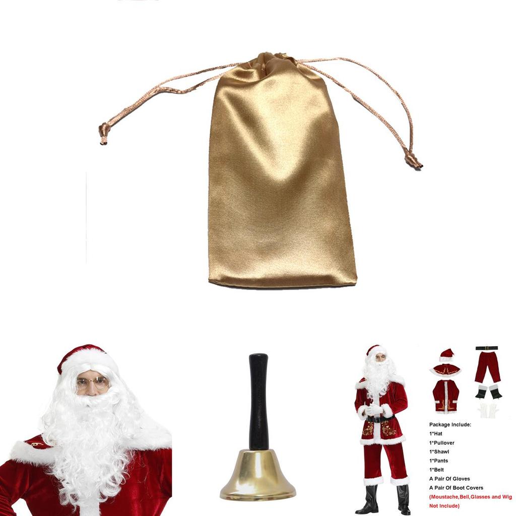 Plush And Cozy Santa Claus Costume Set Perfect For Christmas Festivities And Events