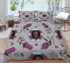 3D Duvet Cover Skeleton Home Bedding Set Microfiber Polyester Children Teen King Double Size Cool Quilt Cover