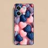 Y2K Glowing Hearts Mobile Phone Case for Xiaomi Redmi 15 14 13 12 A5 3 2 1 C Plus 4G 5G Colorful Printing Cover Cover Luxury