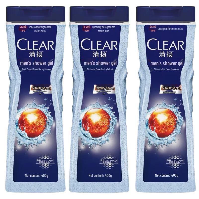 

Clear & Clean Men s Vitality Sport Oil Control Shower Gel