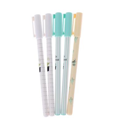2//5//10pcs Creative Cute Cactus Shape Student School Stationery Gel Pen Xmas Gift