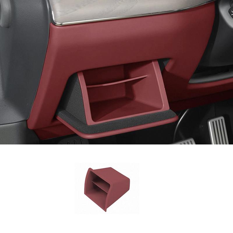 For Zeekr 8X 2026 Silicone Storage Box Under Driver's Seat Interior Decorative Accessories