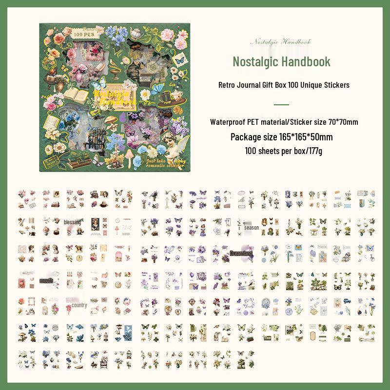 

Набор из 100 милых мультяшных наклеек для детского скрапбукинга