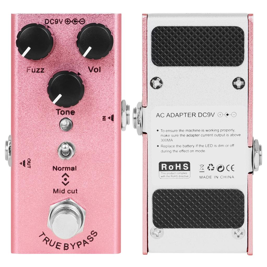 Electric Guitar Pedal Overdrive/ Distortion/Chorus/Delay/Tremolo Delay True Bypass, Durable Design for Versatile Tones Effects