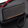 Leather Long PU Wallet Zipper Men Card Holder Creative Business Clutch Bag  Travel